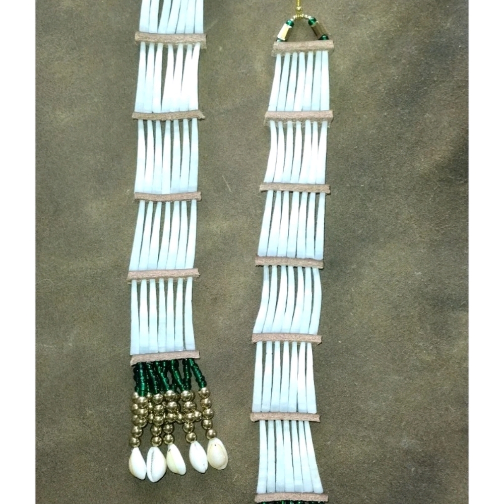 Native American Dentalium Shell Earrings* Native Made